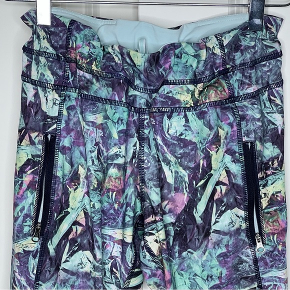 Lululemon Leggings 8 Inspire Tight Iridescent Pants Womens Blue Running Pants - Picture 14 of 16